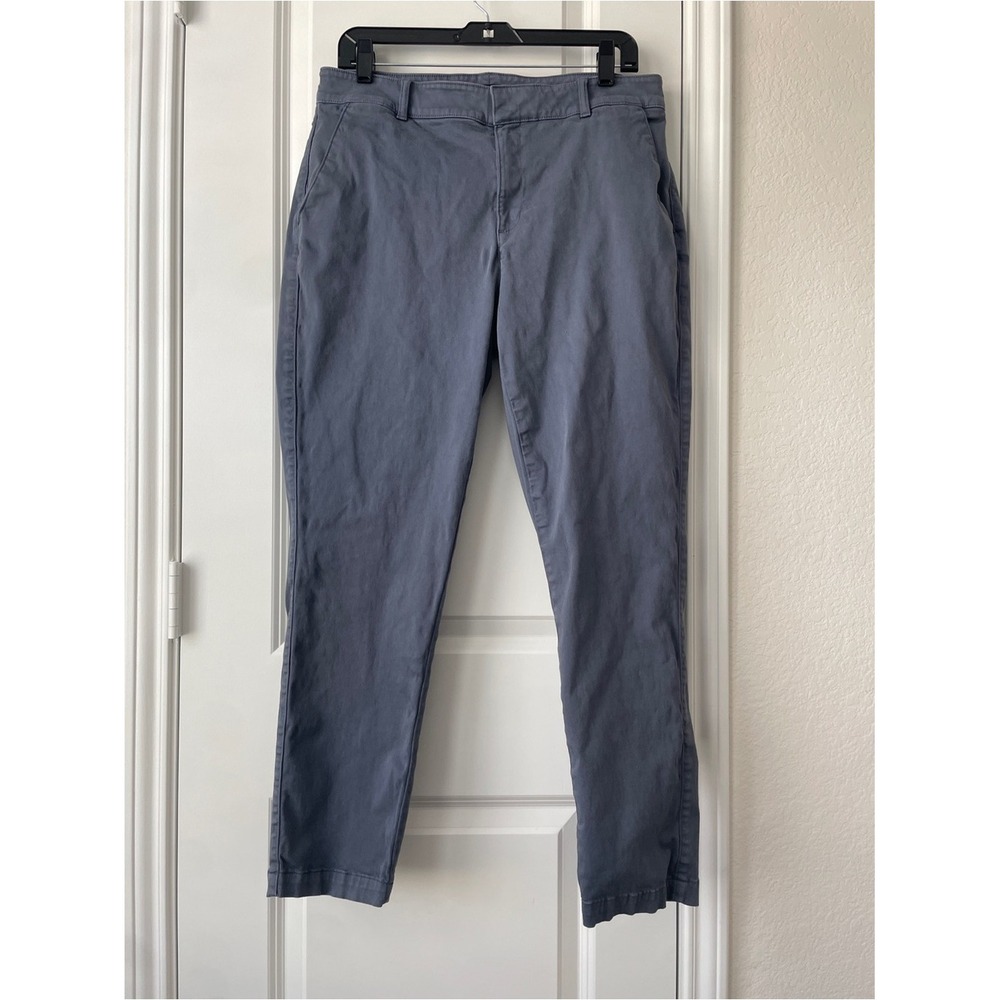 Banana Republic 12 Sloan Gray Slim Ankle‎ Pants Office Casual Business Wear Chic